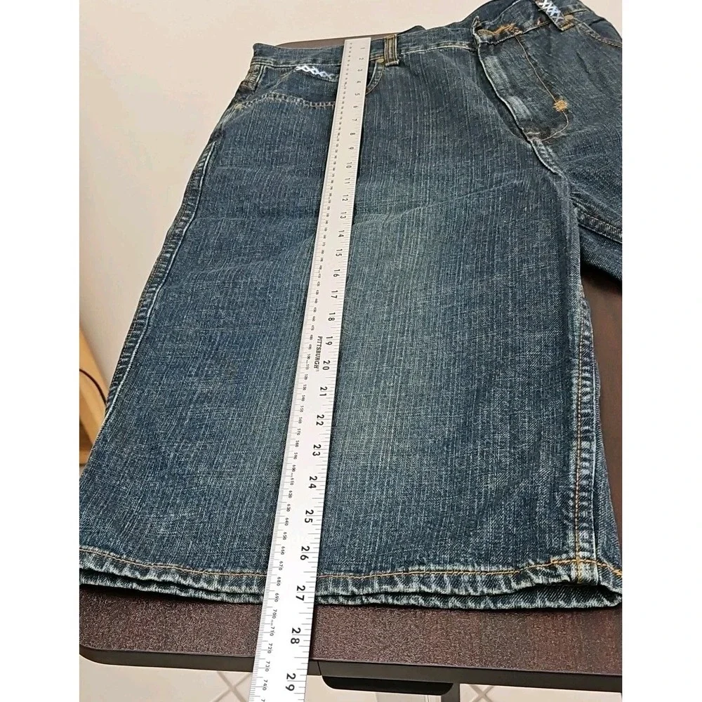 Ecko Unltd Y2K Hip Hop Skater Shorts Jorts 36 Denim Baggy Fit  NWT Dead Stock